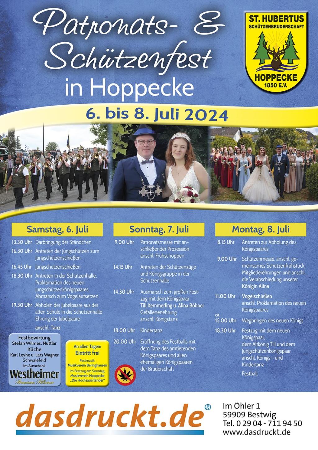 Plakat Schützenfest 2024