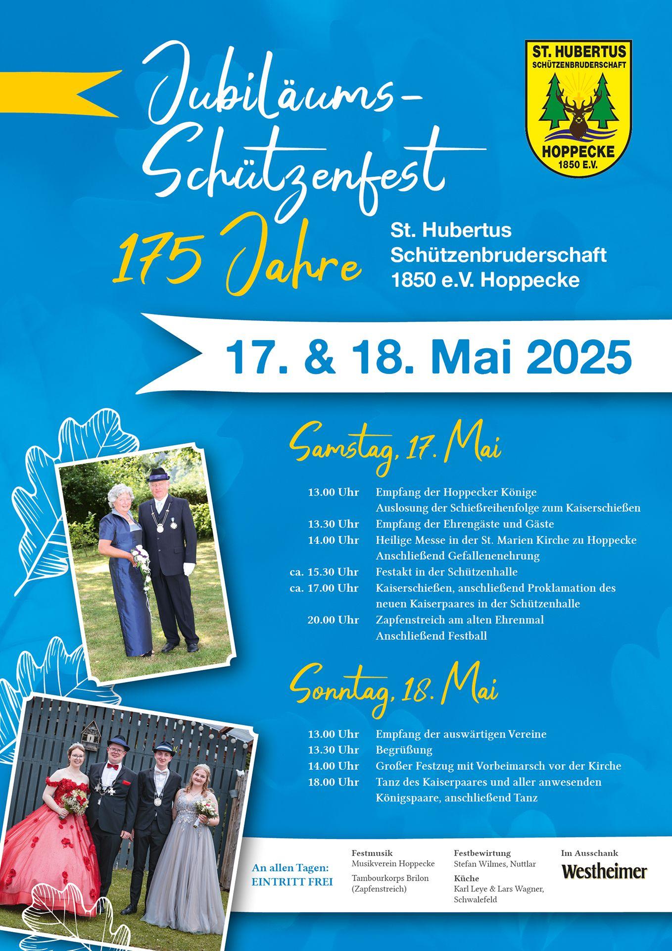 Plakat Jubiläumsschützenfest
