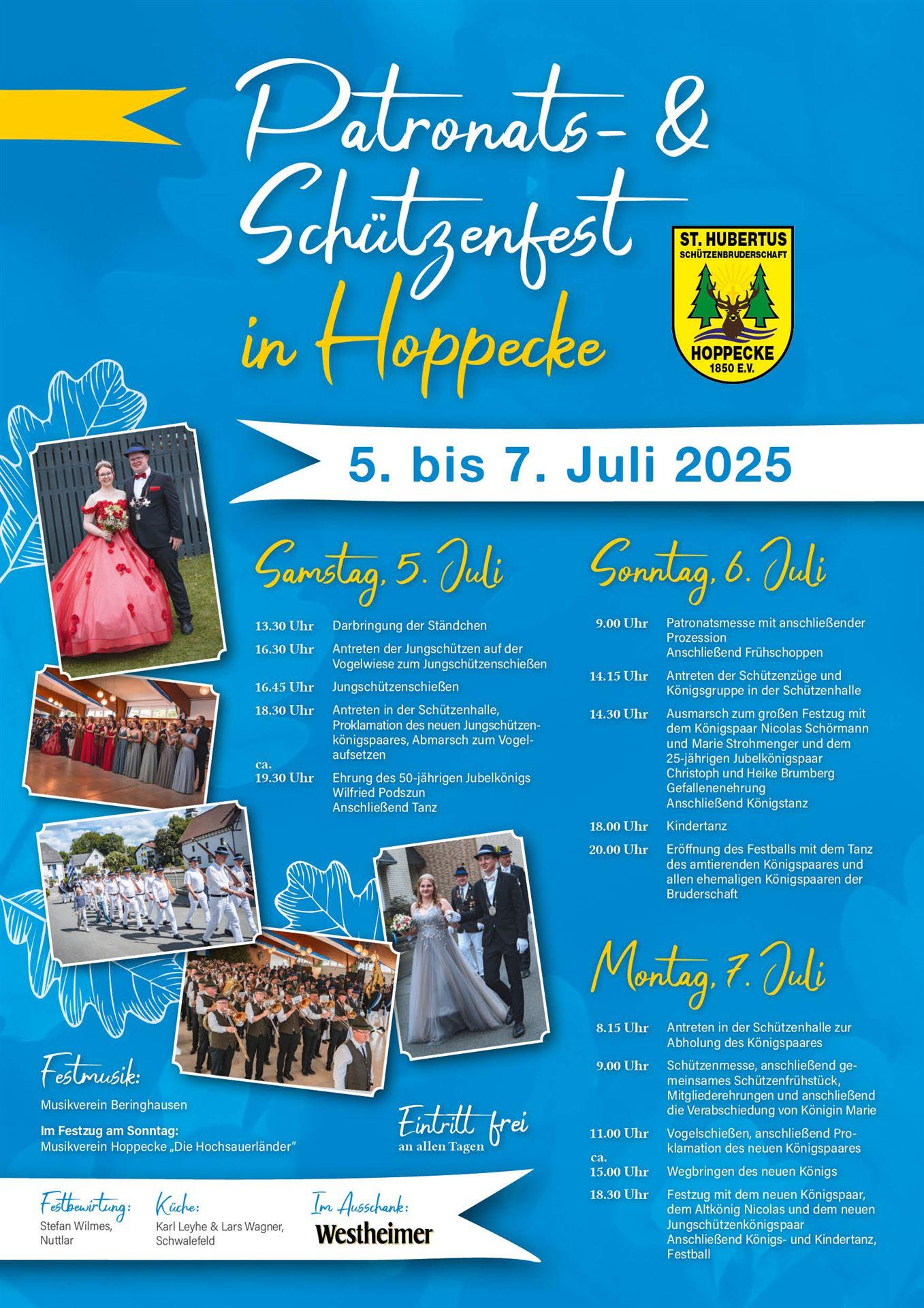 Schützen Hoppecke Plakat